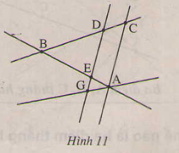 Phần hình học – Ba điểm thẳng hàng – Hướng dẫn giải bài 8, 9, 10, 11, 12, 13, 14 SGK TOán 6 trang 106