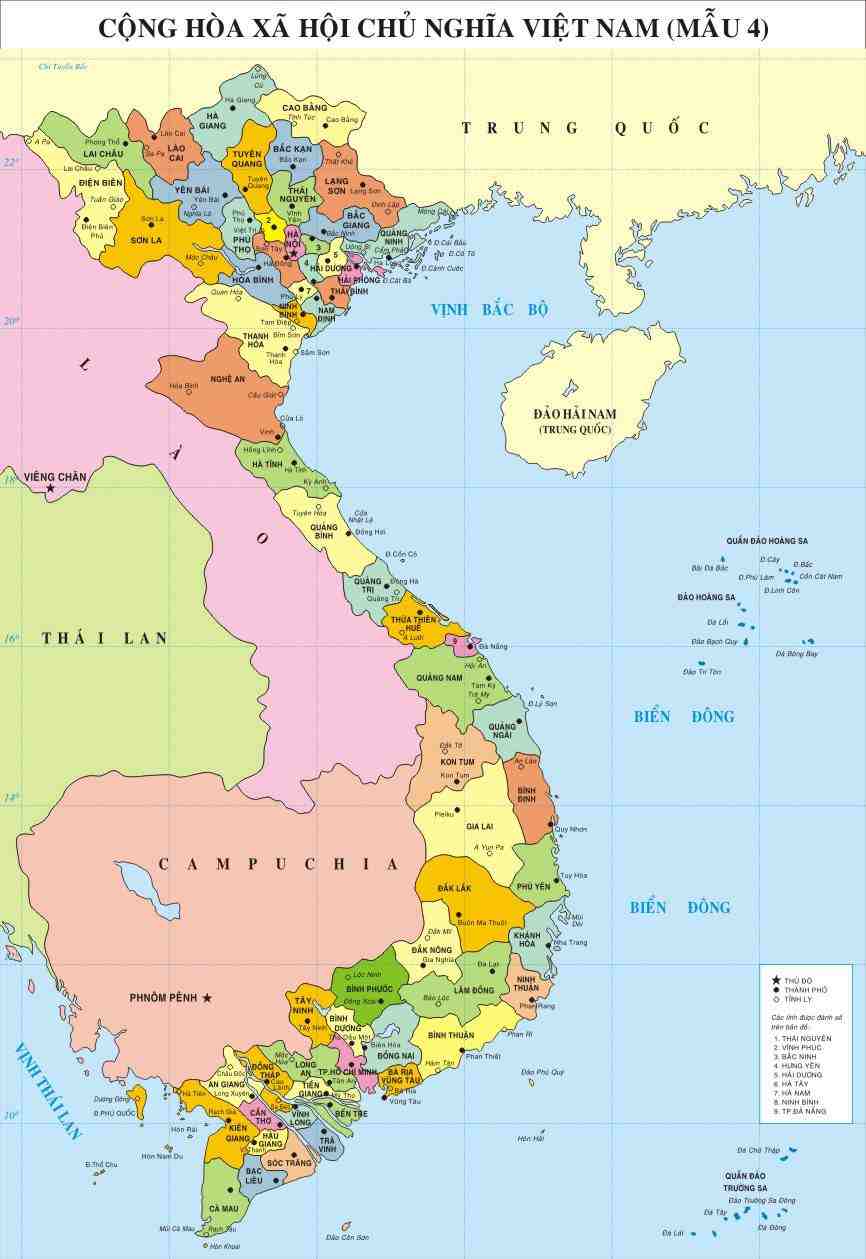 Lược đồ Việt Nam 2024: Những thay đổi đang diễn ra trên toàn bộ lãnh thổ Việt Nam được cập nhật trên lược đồ Việt Nam