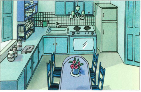 Hướng dẫn vẽ phòng bếp lớp 7 cho học sinh trung học