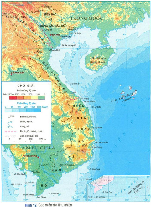 Bộ sưu tập bản đồ địa lí tự nhiên Việt Nam đầy đủ nhất