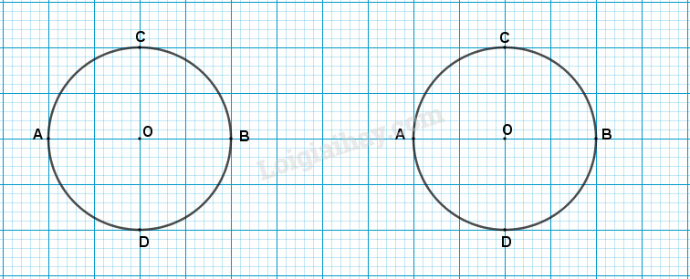 Giải vở bài tập toán 3 bài 105 : Vẽ trang trí hình tròn