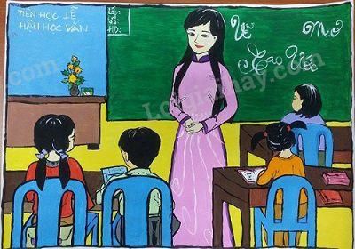 Vẽ tranh 2011 Ngày Nhà Giáo Việt Nam đẹp và ý nghĩa nhất