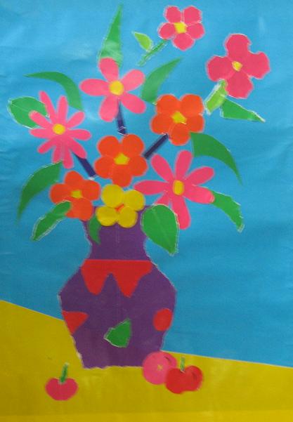 Soạn mĩ thuật lớp 8 Bài 31: Vẽ theo mẫu – Xé dán giấy lọ hoa và quả | Âm  nhạc và mỹ thuật lớp 8