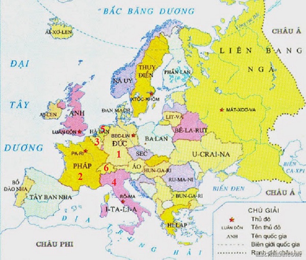 Sáu nước đầu tiên của EU trên bản đồ Châu Âu: Khám phá sự phát triển và sự đóng góp của sáu nước đầu tiên gia nhập Liên minh châu Âu trên bản đồ Châu Âu chi tiết và trực quan. Với cái nhìn tổng thể về lịch sử và văn hóa, bạn sẽ có thêm kiến thức và hiểu biết sâu sắc về châu lục này.