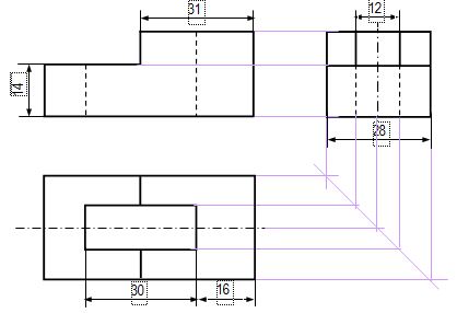 Thực hành: Biểu diễn vật thể trang 32 SGK Công nghệ 12 | SGK Công ...