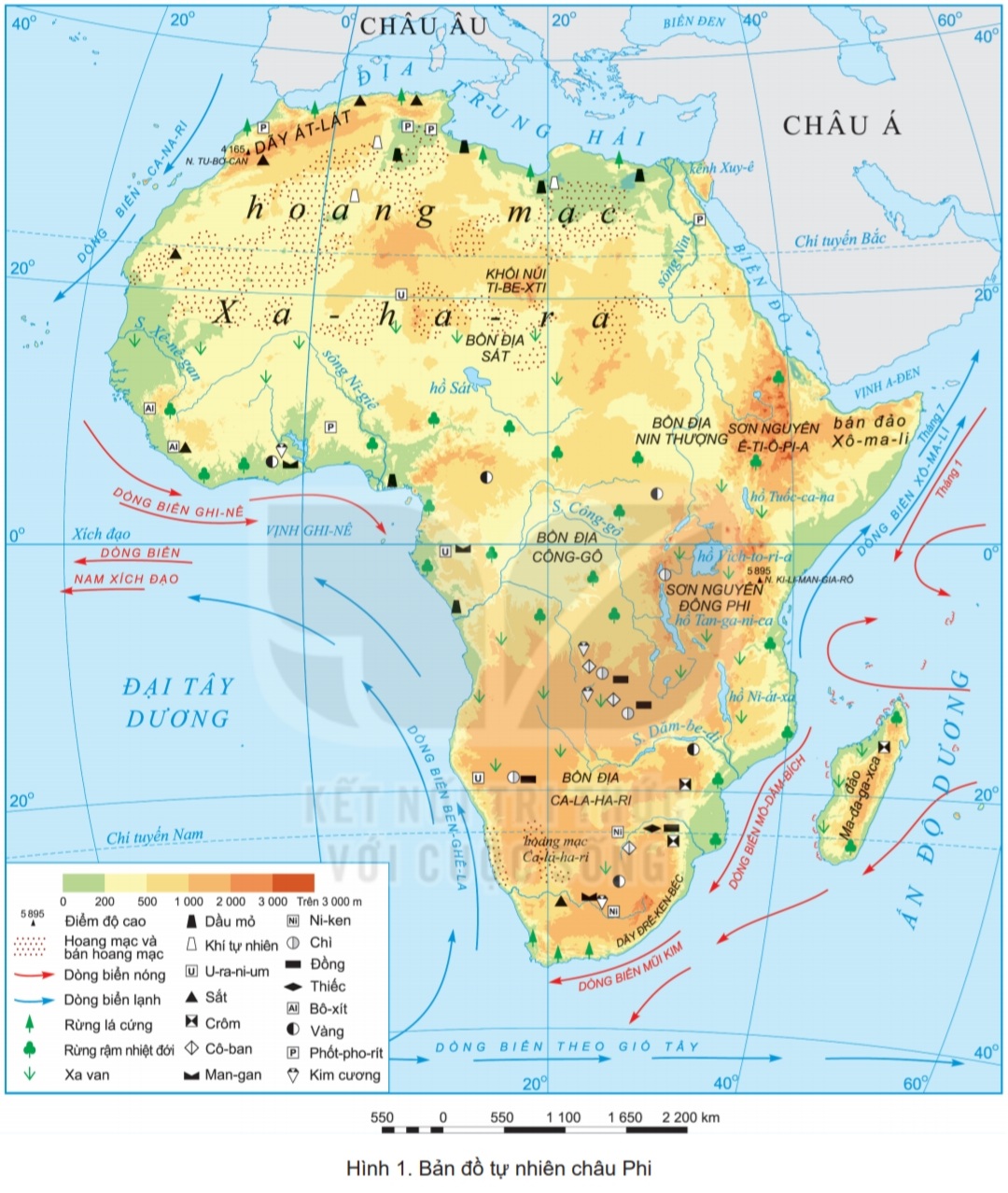 Bài 9. Vị trí địa lí, đặc điểm tự nhiên châu Phi SGK Lịch sử và ...
