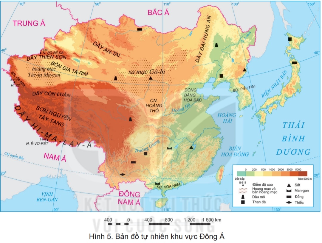 Bài 7. Bản đồ chính trị của châu Á. Các khu vực của châu Á SGK Địa lí 7 Kết nối tri thức</>