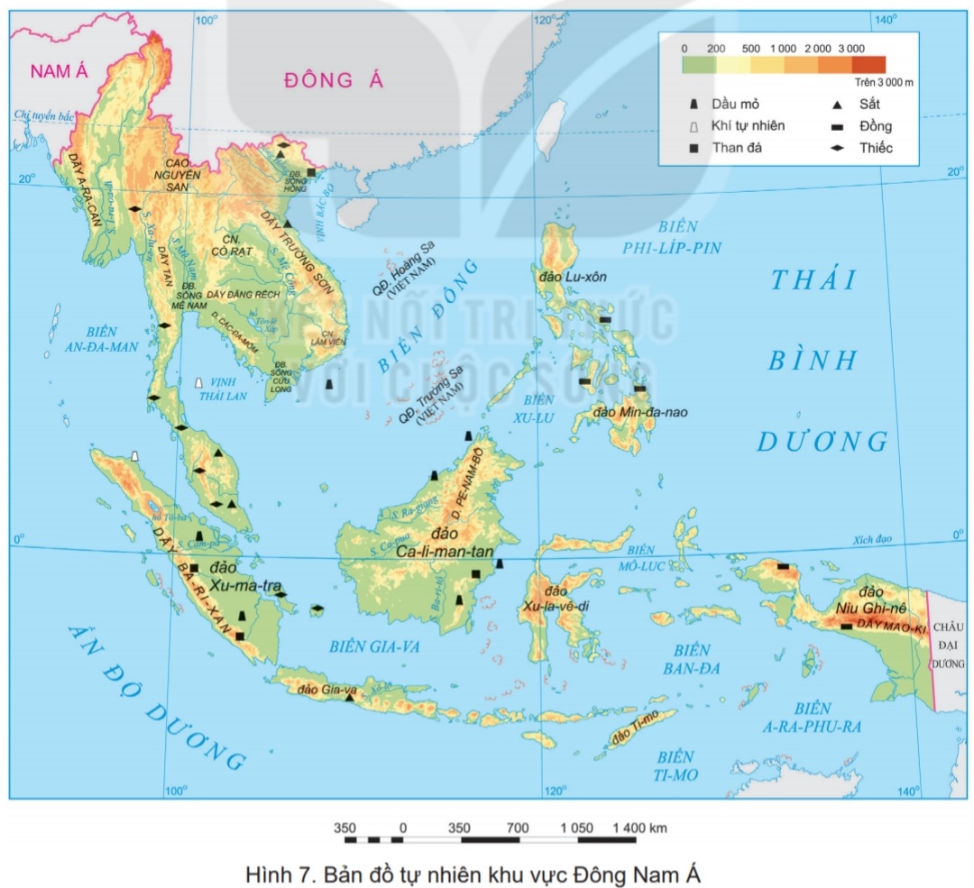 Bài 7. Bản đồ chính trị của châu Á. Các khu vực của châu Á SGK Địa ...