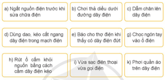 Khoa học lớp 5 Cánh diều Bài 7: Năng lượng điện