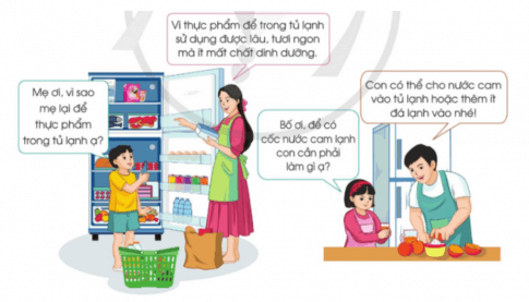 Công nghệ lớp 5 Cánh diều Bài 7: Sử dụng tủ lạnh