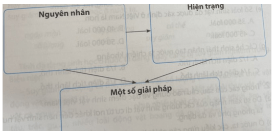 Hoàn thành sơ đồ theo mẫu sau về nguyên nhân