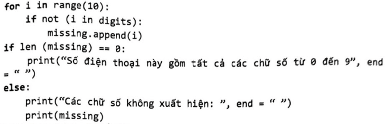 Viết chương trình hỏi số điện thoại người dùng, lưu các chữ số vào một mảng