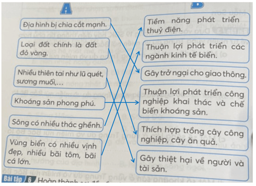 Vở bài tập Lịch Sử và Địa Lí lớp 4 Kết nối tri thức Bài 4: Thiên nhiên vùng Trung du và miền núi Bắc Bộ