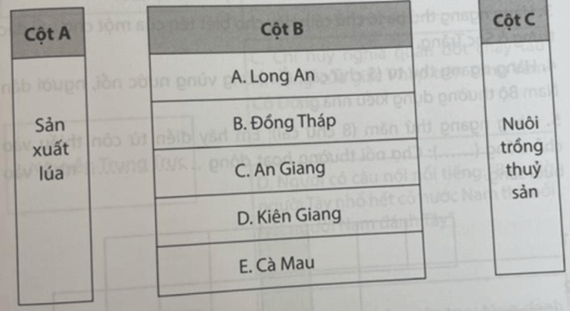 Vở bài tập Lịch Sử và Địa Lí lớp 4 Chân trời sáng tạo Bài 24: Dân cư và hoạt động sản xuất ở vùng Nam Bộ