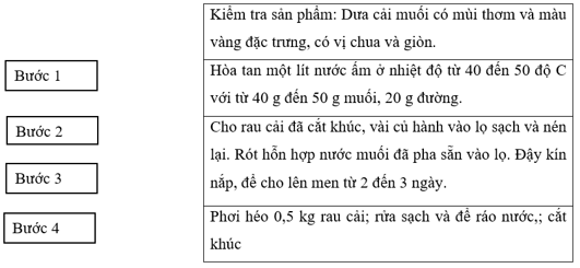 Vở bài tập Khoa học lớp 5 Chân trời sáng tạo Bài 19: Vi khuẩn có ích trong chế biến thực phẩm 