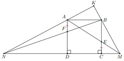 Cho hình vuông ABCD cạnh a, điểm E thuộc cạnh BC, điểm F thuộc (ảnh 1)