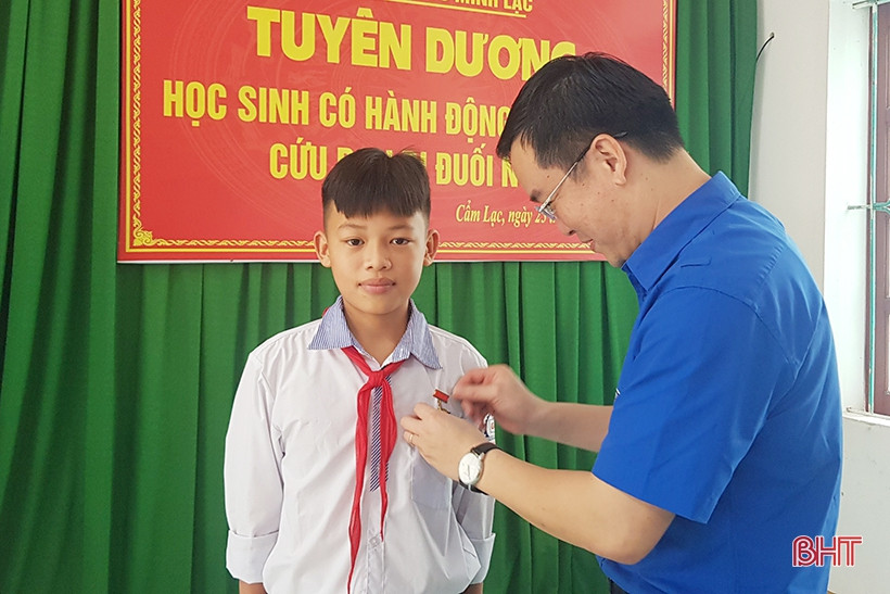 Nam sinh cứu 2 học sinh đuối nước ở Hà Tĩnh: “Em chỉ nghĩ làm sao để cứu  nhanh nhất có thể!” | Báo Hà Tĩnh - Tin tức Hà Tĩnh mới