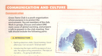 communication and culture unit 6 lớp 11