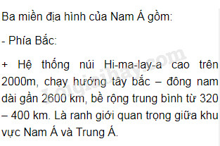 Bài 1 trang 36 SGK Địa lí 8 - Loigiaihay.com