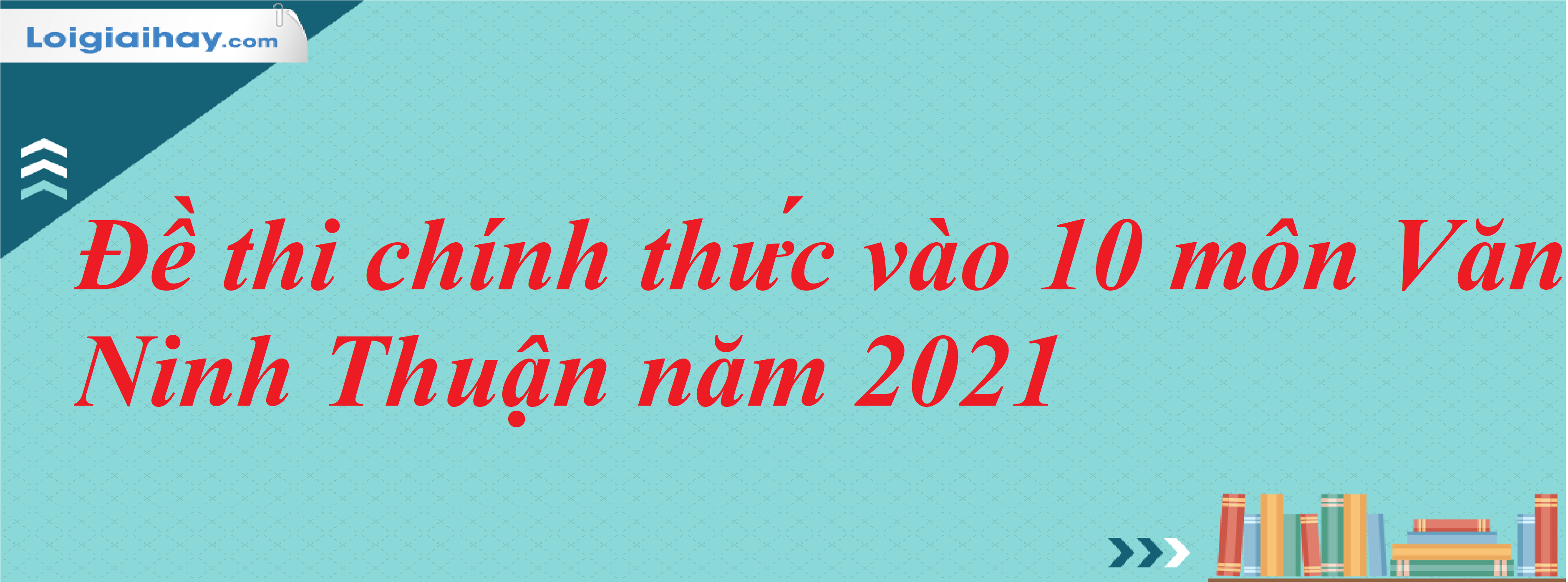 Đề thi vào 10 môn Văn Ninh Thuận 2021 có đáp án và lời giải chi tiết