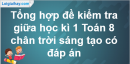 Tổng hợp 5 đề thi giữa kì 1 Toán 8 chân trời sáng tạo có đáp án