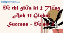 Đề thi giữa kì 2 Tiếng Anh 11 Global Success - Đề số 4