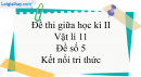 Đề thi giữa học kì 2 Vật lí 11 Kết nối tri thức - Đề số 5