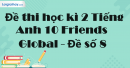 Đề thi học kì 2 Tiếng Anh 10 Friends Global - Đề số 8