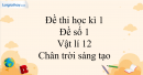 Đề thi học kì 1 Vật lí 12 Chân trời sáng tạo - Đề số 1