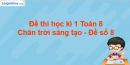 Đề thi học kì 1 Toán 8 Chân trời sáng tạo - Đề số 8