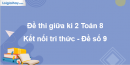 Đề thi giữa kì 2 Toán 8 Kết nối tri thức - Đề số 9