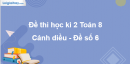 Đề thi học kì 2 Toán 8 Cánh diều - Đề số 6