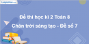 Đề thi học kì 2 Toán 8 Chân trời sáng tạo - Đề số 7