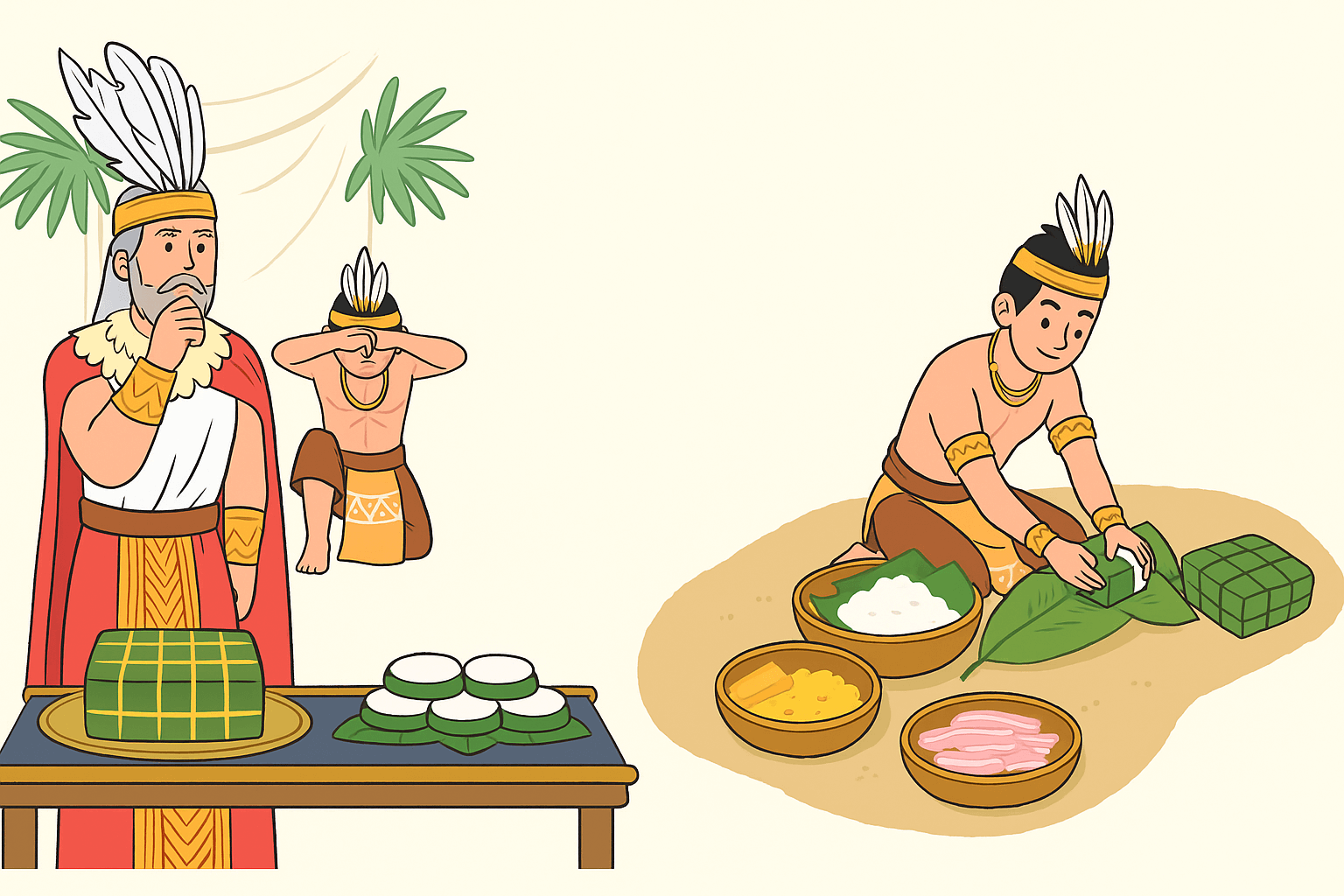 Sự tích bánh chưng bánh giầy