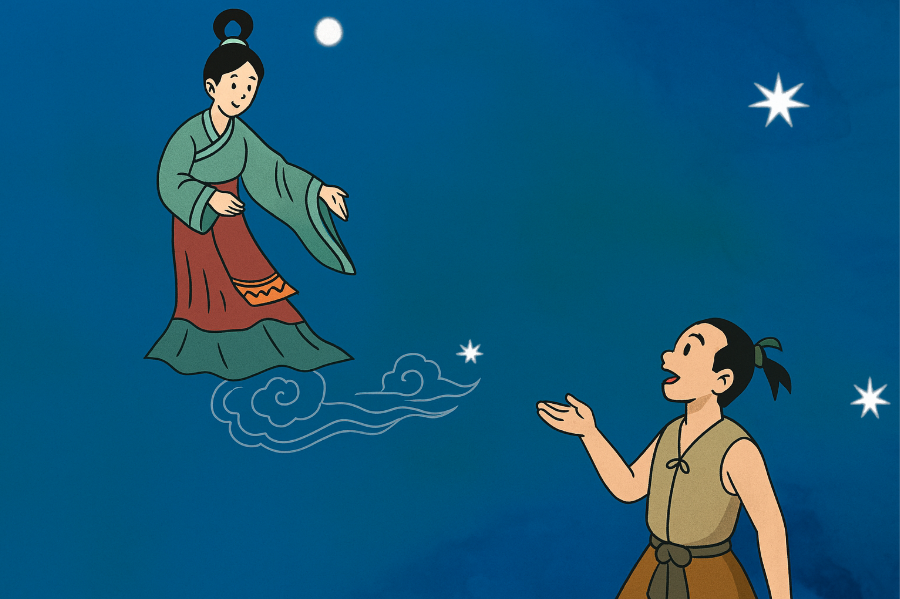 Sự tích sao Hôm và sao Mai