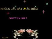Những câu hát châm biếm