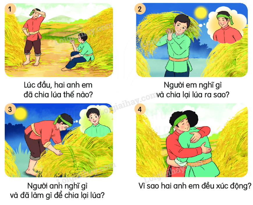 Giải Bài 25: Nói và nghe: Kể chuyện Hai anh em SGK Tiếng Việt 2