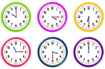 Mô hình đồng hồ ba kim liên kết dạy học toán tiểu học hỗ trợ dạy học đồng hồ  - Tự làm khuôn nướng | Lumtics | Lumtics - Đặt hàng cực